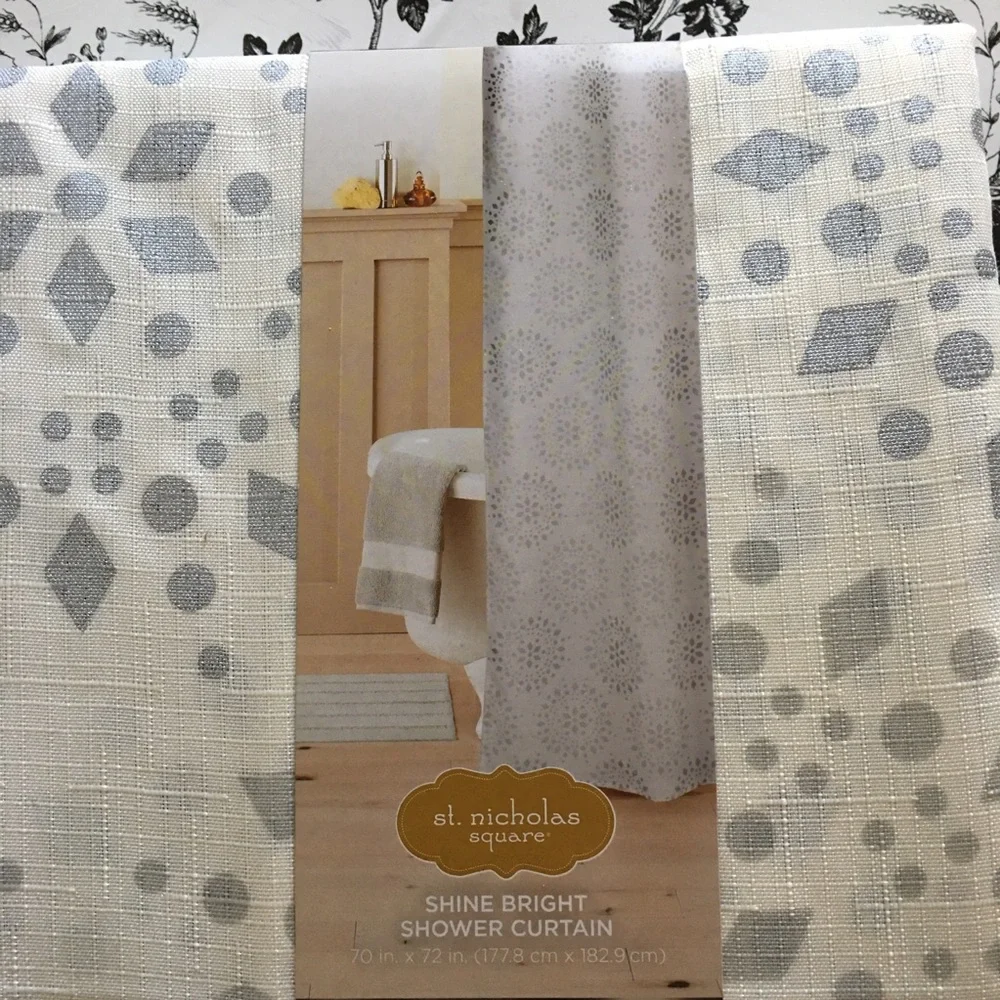 St. Nicholas Square Shine Bright Shower Curtain